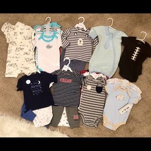 Bundle of baby boy clothes, 3-6 months